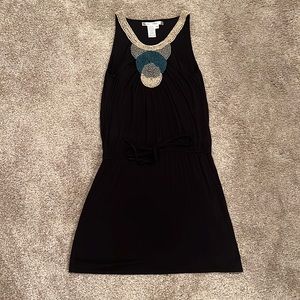 Max Studio Beaded Black Dress. XS